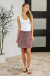 Petal Poppin' High Waisted Dolphin Skirt - Maple Row Boutique