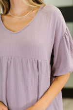 Pleasantly Perfect Bubble Sleeve Peasant Blouse - Maple Row Boutique
