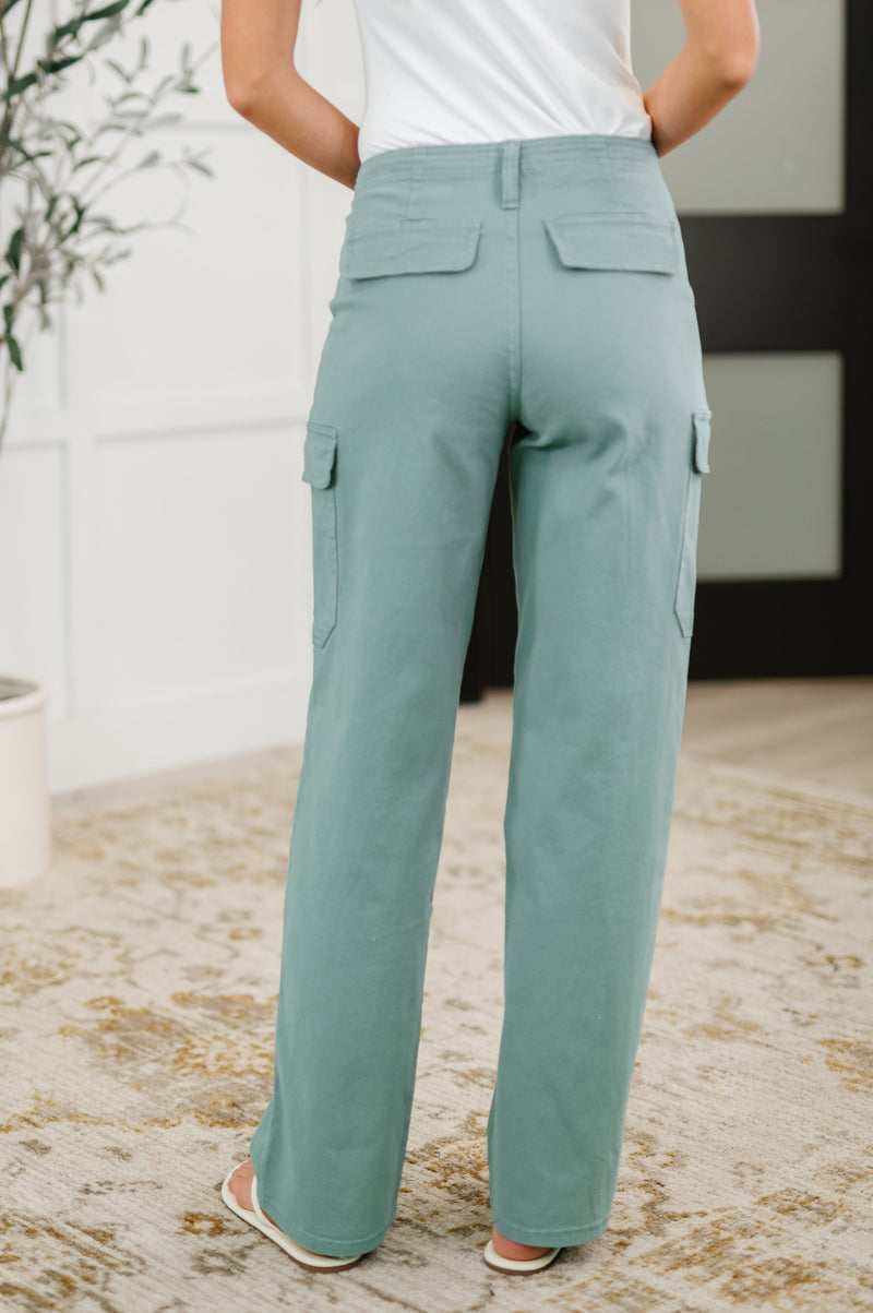 Pocket the Attitude Cargo Bottoms - Maple Row Boutique