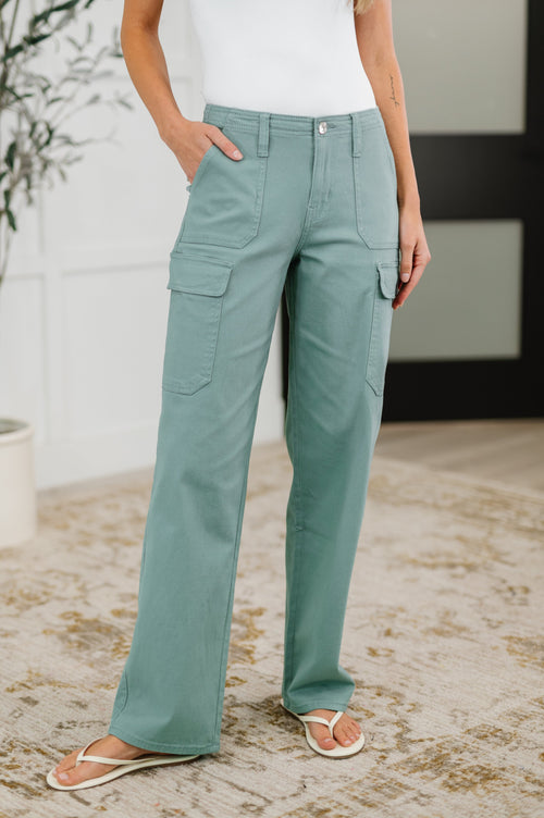 Pocket the Attitude Cargo Bottoms - Maple Row Boutique