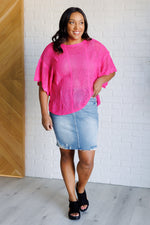Rather Eventful Open Knit Top - Maple Row Boutique