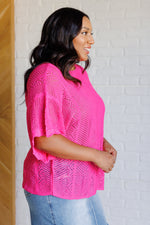 Rather Eventful Open Knit Top - Maple Row Boutique