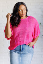 Rather Eventful Open Knit Top - Maple Row Boutique