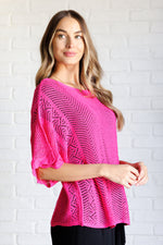 Rather Eventful Open Knit Top - Maple Row Boutique