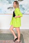 Ray of Sunshine Linen Blazer - Maple Row Boutique