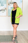Ray of Sunshine Linen Blazer - Maple Row Boutique