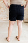 Reagan High Rise Button Fly Trouser Shorts - Maple Row Boutique