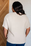 Relaxing Away Dolman Sleeve Knit Top in Taupe - Maple Row Boutique 