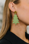 Rockin’ Around the Christmas Tree Dangle Earrings - Maple Row Boutique