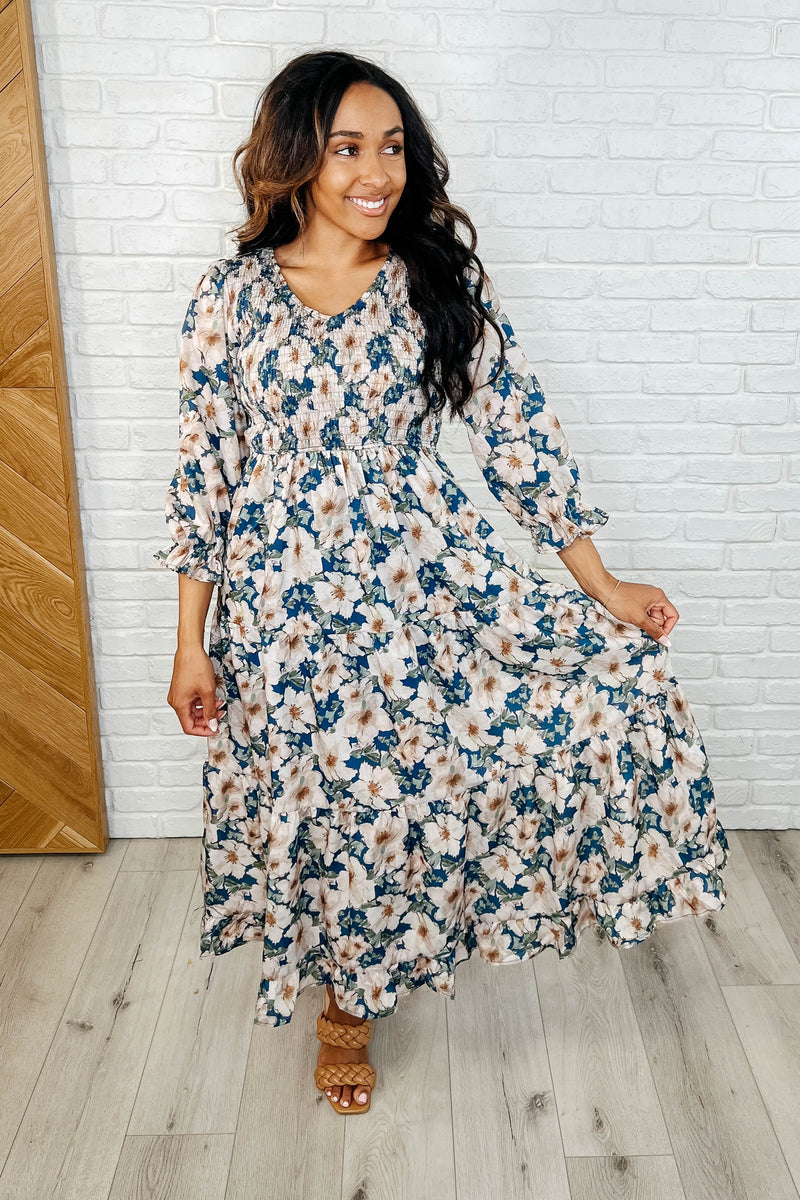 Ruffles and Romance V-Neck Dress - Maple Row Boutique