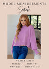 Jenna High Rise Control Top Cuffed Shorts in Pink - Maple Row Boutique 
