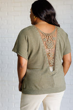 Secret Detail Lace Back Top - Maple Row Boutique