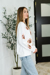 PREORDER: Sequin Pumpkin Bow Pullover - Maple Row Boutique
