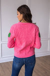 Sequin Trees Cardigan - Maple Row Boutique