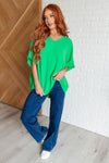 Set the Expectation V-Neck Top - Maple Row Boutique