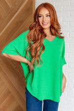 Set the Expectation V-Neck Top - Maple Row Boutique