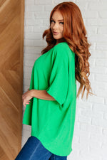 Set the Expectation V-Neck Top - Maple Row Boutique