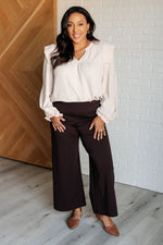 She Ought to Understand Balloon Sleeve Blouse - Maple Row Boutique 