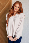 She Ought to Understand Balloon Sleeve Blouse - Maple Row Boutique 