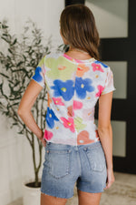 PREORDER: Sheer Floral Layering Top - Maple Row Boutique