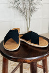 Shore Thing Slip on Sandals in Prism Black - Maple Row Boutique