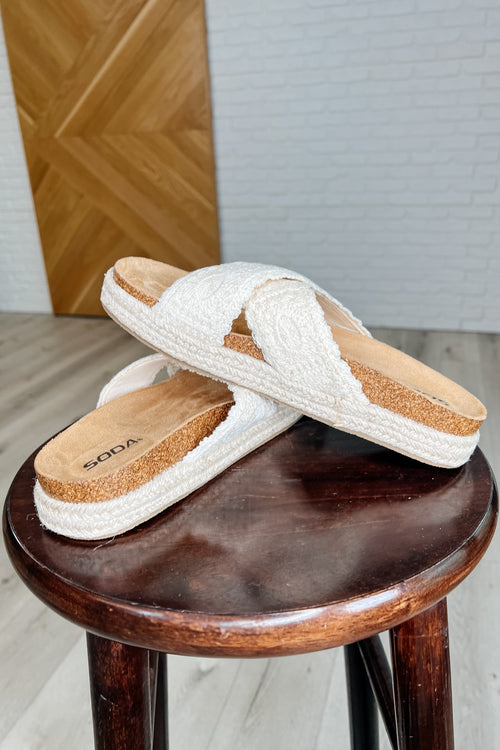 Shoreline Stride Sandals in Sadina Beige - Maple Row Boutique