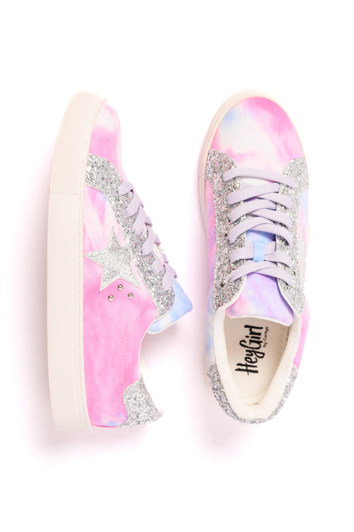 Supernova Sneakers in Pastel Tie Dye - Maple Row Boutique 