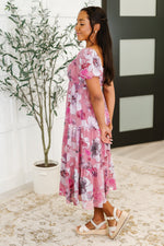 Sweetheart Club Square Neck Floral Dress - Maple Row Boutique