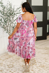 Sweetheart Club Square Neck Floral Dress - Maple Row Boutique