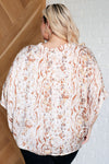 Take a Chance Mixed Print Top - Maple Row Boutique 