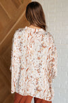 Take a Chance Mixed Print Top - Maple Row Boutique 
