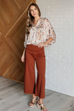 Take a Chance Mixed Print Top - Maple Row Boutique 