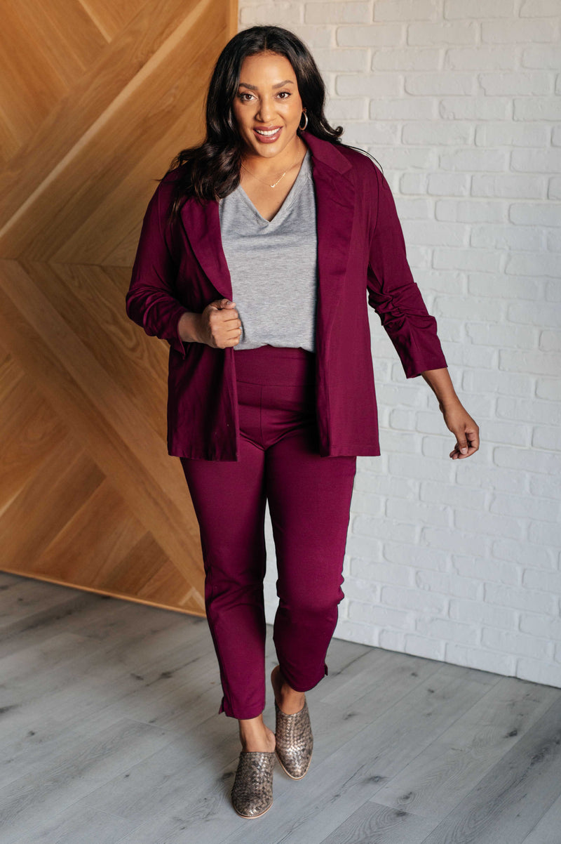 Take it Easy Eyelet Trim Top - Maple Row Boutique 