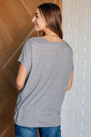Take it Easy Eyelet Trim Top - Maple Row Boutique 