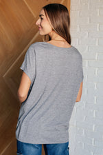 Take it Easy Eyelet Trim Top - Maple Row Boutique 