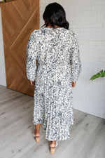 Tea Time Pleated Dress - Maple Row Boutique 