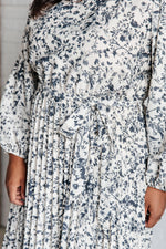 Tea Time Pleated Dress - Maple Row Boutique 