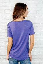 The Every Outfit Basic V-Neck Top in Marlin - Maple Row Boutique