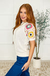 To Grandma's House Crochet Accent Top - Maple Row Boutique