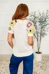 To Grandma's House Crochet Accent Top - Maple Row Boutique