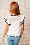 Too Sweet Flutter Sleeve Knit Top - Maple Row Boutique