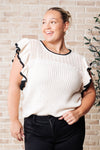 Too Sweet Flutter Sleeve Knit Top - Maple Row Boutique