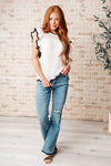 Too Sweet Flutter Sleeve Knit Top - Maple Row Boutique