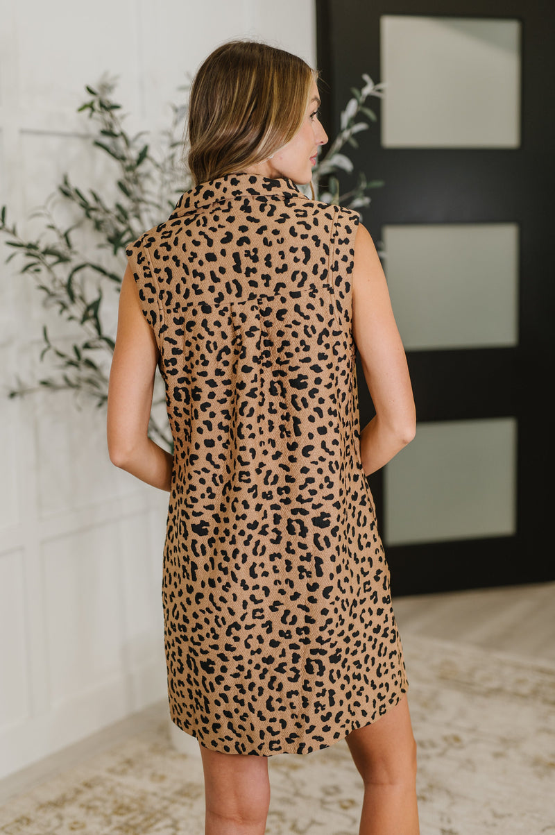 Totally Speechless Leopard Print Dress - Maple Row Boutique
