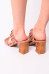 Tropic Like it's Hot Heels in Blush Suede - Maple Row Boutique 