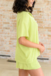 Two's Company Ribbed Button Down - Maple Row Boutique