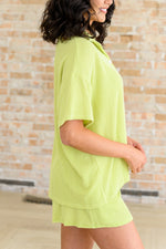 Two's Company Ribbed Button Down - Maple Row Boutique