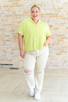 Two's Company Ribbed Button Down - Maple Row Boutique