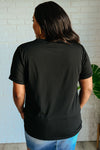 Uptown Crew T-Shirt in Black - Maple Row Boutique