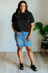 Uptown Crew T-Shirt in Black - Maple Row Boutique